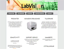 Tablet Screenshot of labvision.se